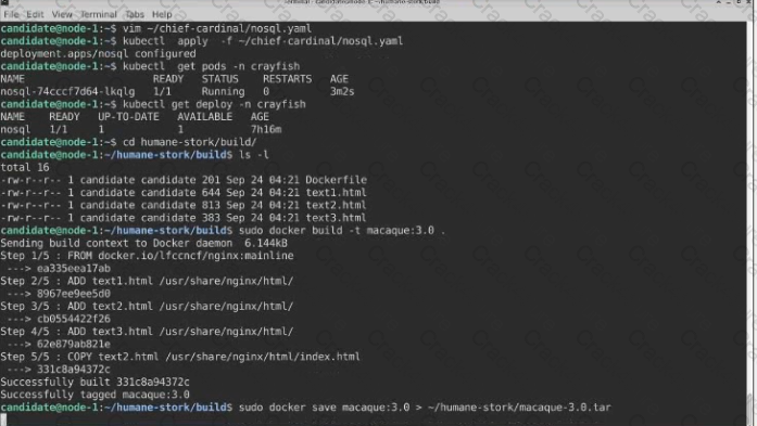 CKAD question answer